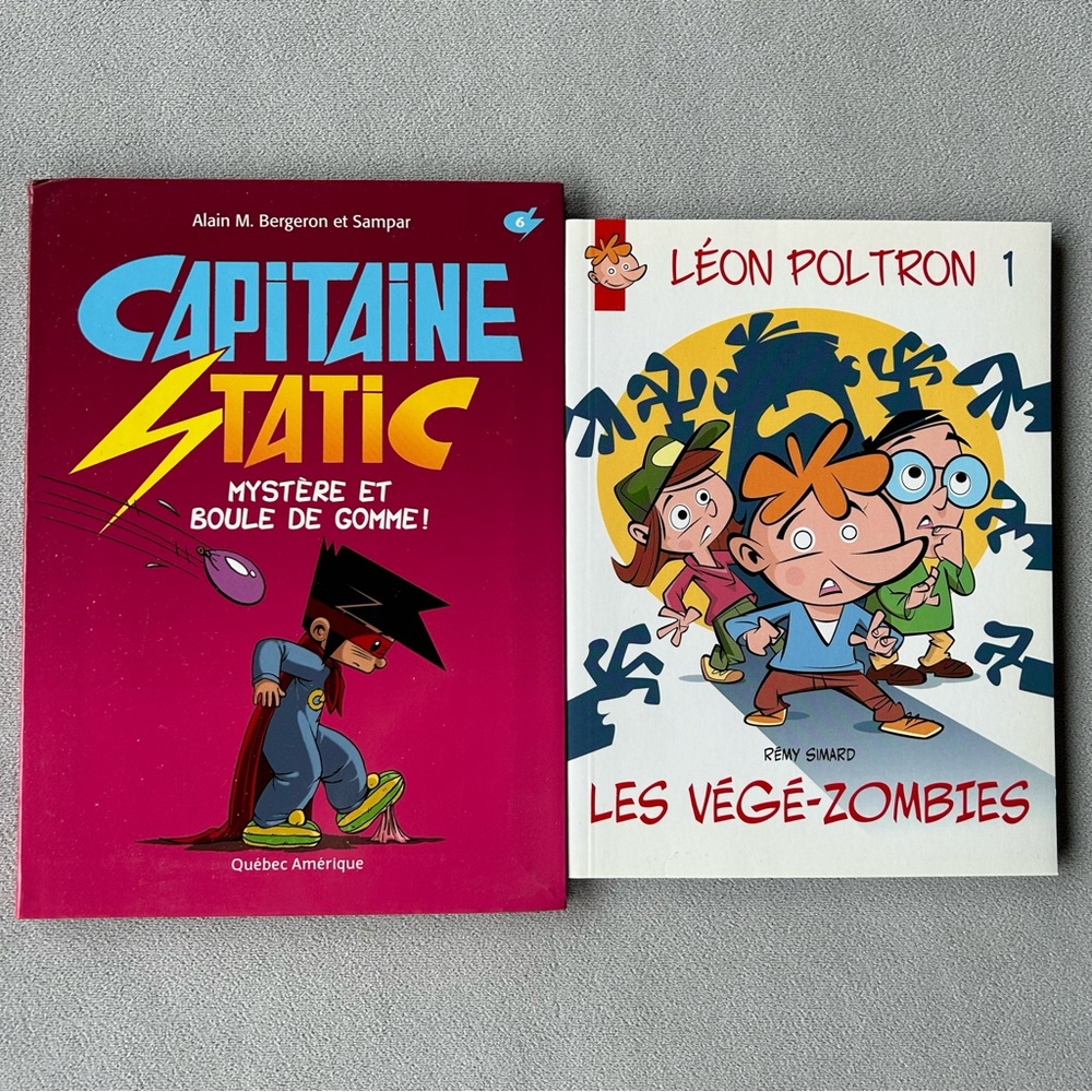 FRENCH ~ Set of 2 ~ Capitaine Static & Leon Poltron